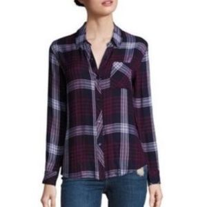 Rails Hunter Plaid button down size L